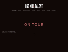 Tablet Screenshot of egokilltalent.com